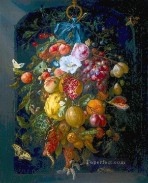 Festoon Jan Davidsz de Heem floral Oil Paintings